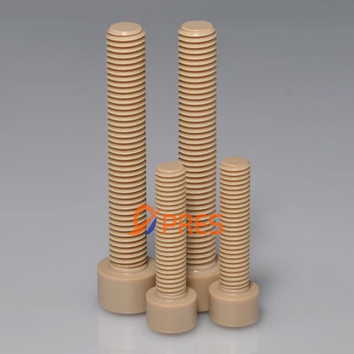 İyi bir fiyat. Doğal PEEK Hex Socket Thread Cap Silindir Kafası Densitesi 1.31 çevrimiçi